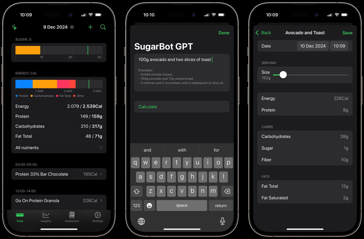 Say hello to effortless calorie and sugar tracking!
Describe your ingredients and steps—SugarBot GPT calculates macros and sugar automatically. Track smarter, eat healthier! 
buff.ly/3Deduo4