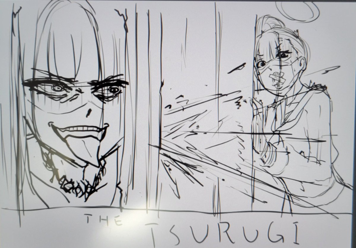 大昔に描いたアホの落書き見て
#ブルアカ 