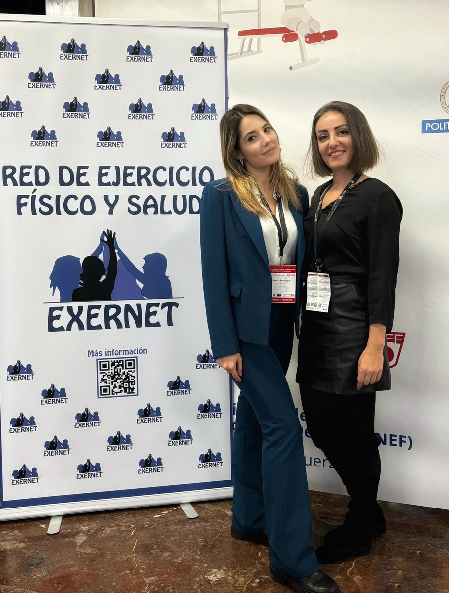 XVI Simposio de Fuerza y Simposio Satélite EXERNET: Presentamos los últimos datos del Estudio DiANa 🎯 sobre los beneficios del entrenamiento de fuerza 💪🏼 para la salud mental 🧠 en anorexia. Un resultado clave para seguir avanzando en el abordaje de ejercicio en TCA.
<a href="/ITSalud/">Intervenciones Traslacionales para la Salud</a>