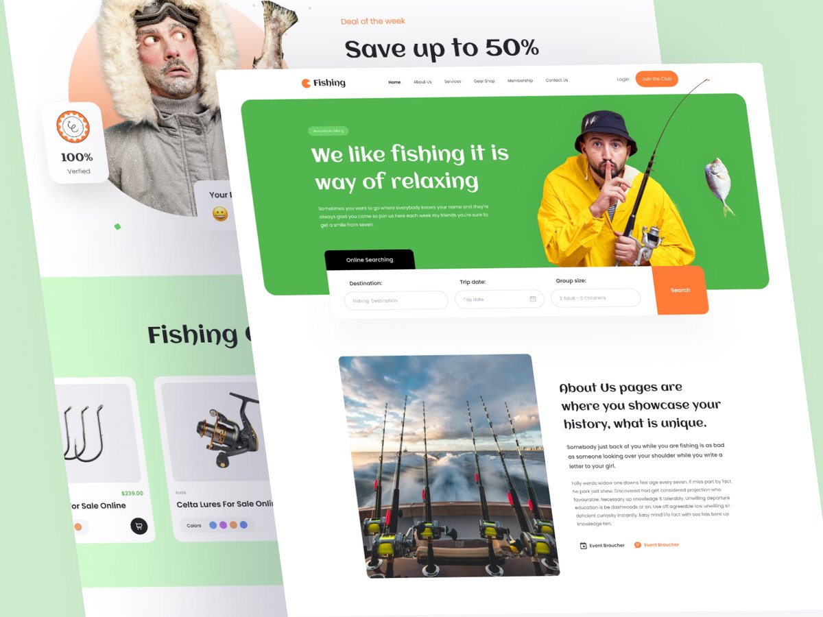 salahuddinuix's tweet photo. Here is an exploration of the Fishing Store E-commerce Website.
Let's Chat π·
salahuddinuix@gmail.com
Whatsapp: 01714-239045
#fishing #website #webdesign #salahuddinuix #LandingPage #homepage #fishingshop #fishshop #fisherman #FishingClub #bookings #fishstore #uiuxdesign https://t.co/GeNv1XD6Fb