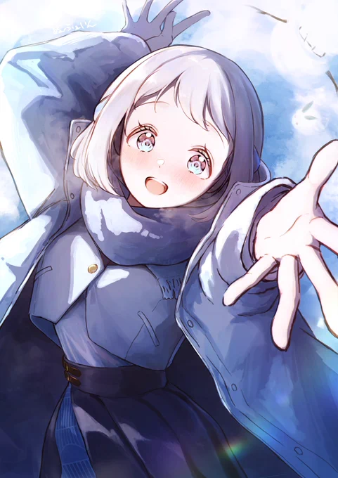 「センパイっ!雪、ふかふかですよっ!」#葛城リーリヤ #学マス 