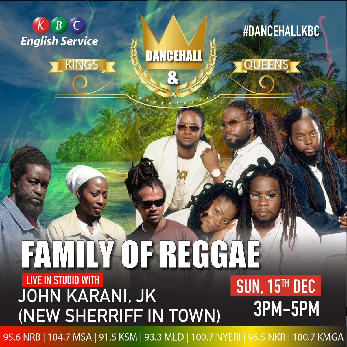 KBC English Service (@kbcenglish) on Twitter photo Sweet Reggae Tunes 3pm - 5pm <a href="/kbcenglish/">KBC English Service</a> <a href="/johnkaranijk/">JOHN KARANI JK</a> . Choose your tune, pin location and join your New Sherriff in town John Karani JK on Dancehall Kings and Queens. Goodtimes are back.
#DANCEHALLKBC Sweet Reggae Tunes 3pm - 5pm <a href="/kbcenglish/">KBC English Service</a> <a href="/johnkaranijk/">JOHN KARANI JK</a> . Choose your tune, pin location and join your New Sherriff in town John Karani JK on Dancehall Kings and Queens. Goodtimes are back.
#DANCEHALLKBC