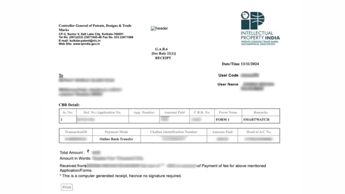 HeyAbhiX's tweet photo. Hey @tech_burner, can you confirm if your patent has been granted or is still under review? The only document I could find is a payment receipt for the IP application.

#ANARCWATCH #Layers #techburner https://t.co/fLVaj9mh6Q