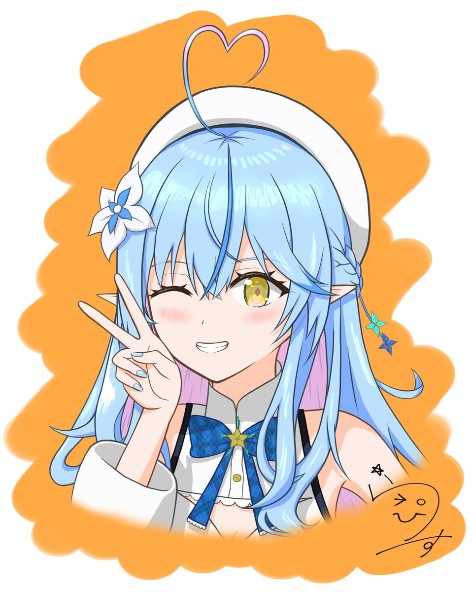 lapis5303's tweet image. ぶい✌
ラミィちゃんアニサマV神出演おめでとう！🎉
#らみあーと
