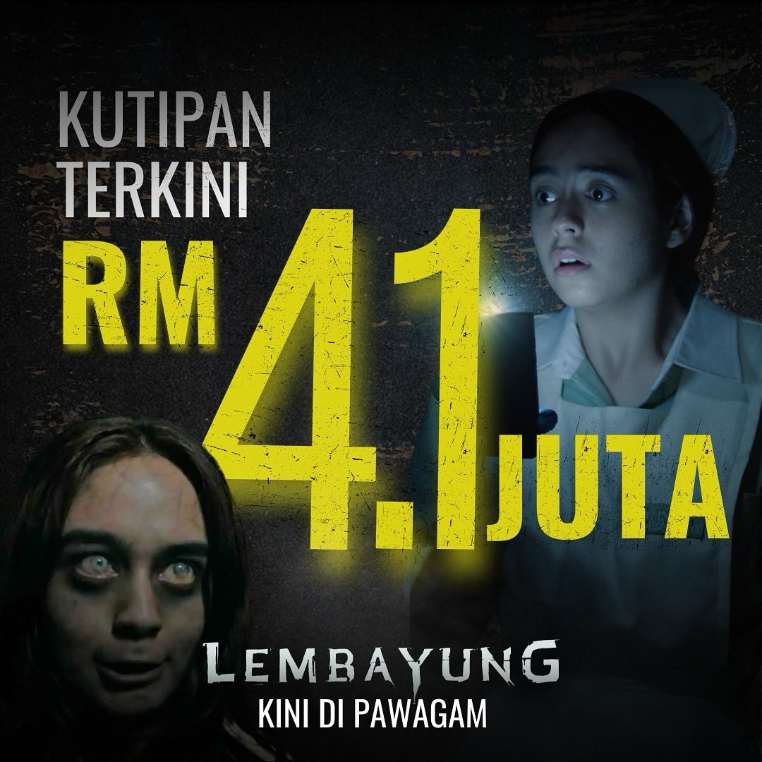 Lembayung dah cecah RM4.1 juta! 😍 Korang memang power 💪 Kalau belum tengok, cepat-cepat ajak kawan dan family ke pawagam. Filem ni memang wajib layan! 🎥✨

#GSCMovies #Lembayung #AnnaJobling #BaimWong #FilmLembayung