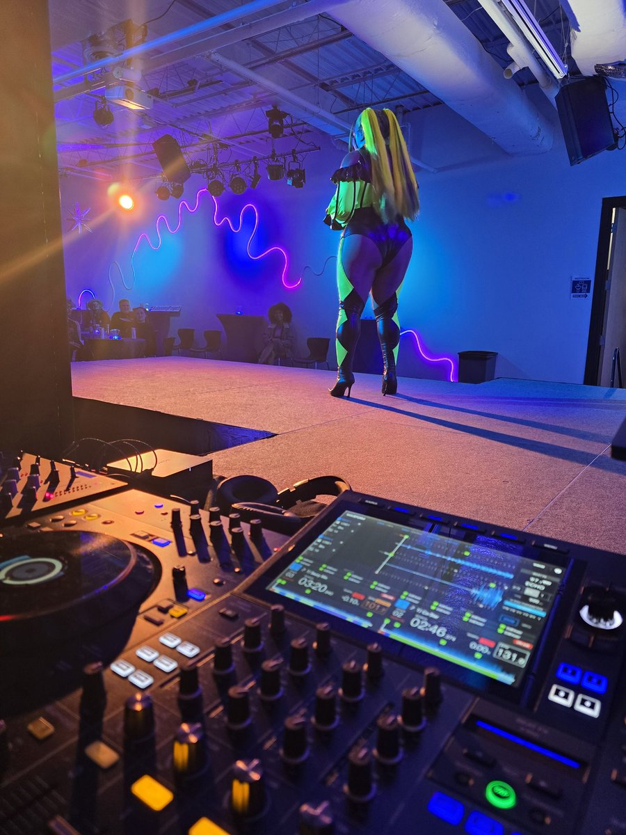 Running sound for our first drag show with an all BIPOC cast. 🚀