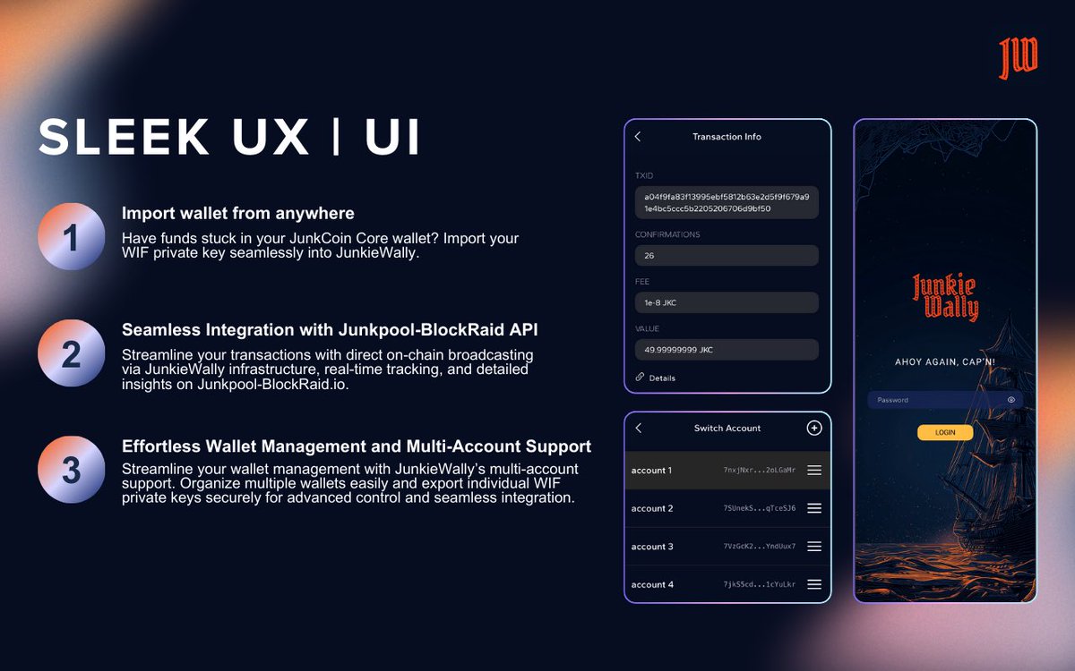 nodecattel's tweet photo. aye aye, internal testin matey 🏴‍☠️
web3 wallet for @junkcoin_JKC submerges soon

$JKC

⛵️⛵️⛵️ https://t.co/4rMkvJcD0H