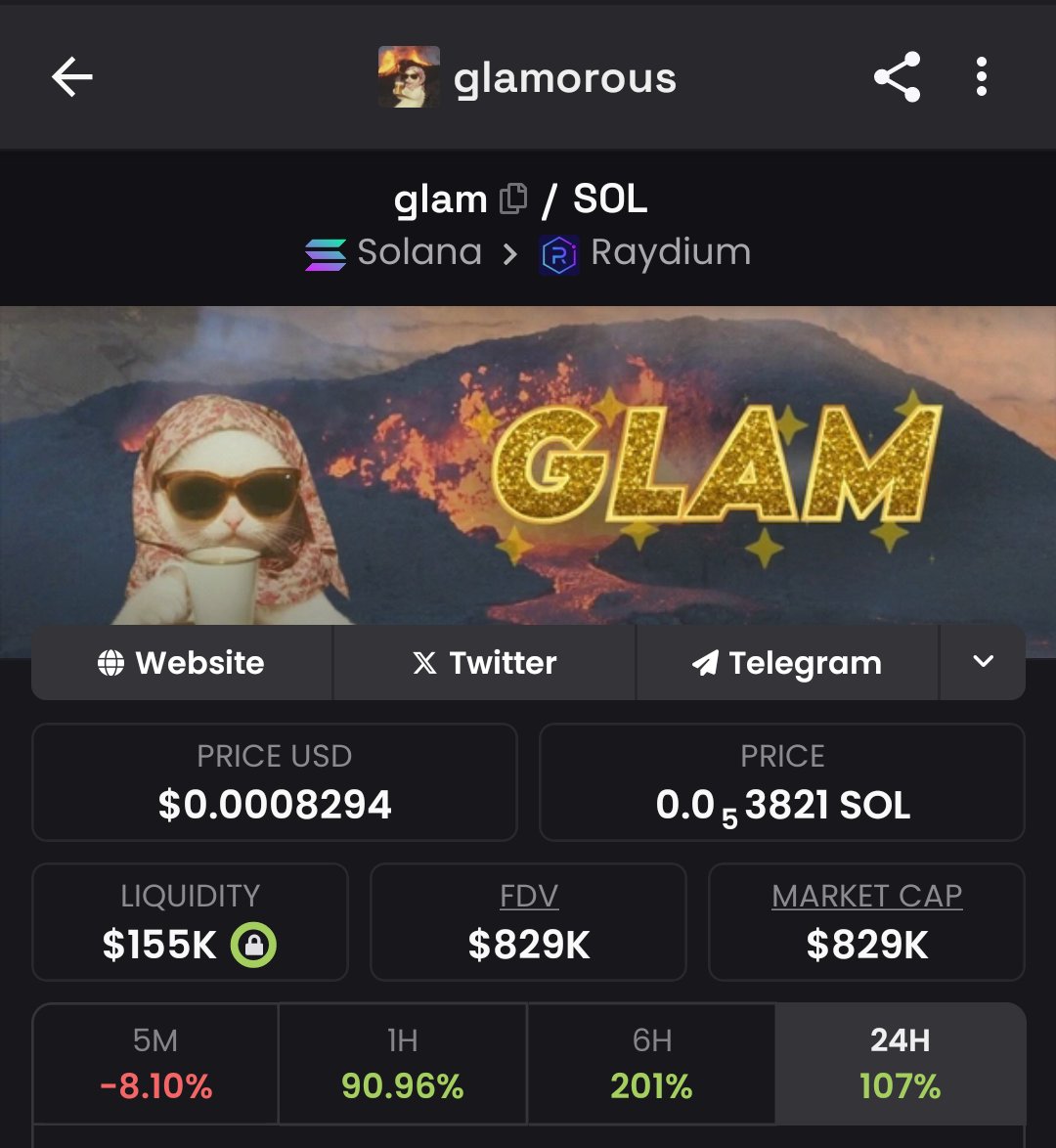 saganeez's tweet photo. This is just the beginning. Stay $glam friends https://t.co/JHejPVU8j3