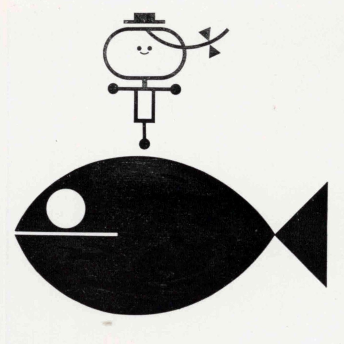 Illustrations by Tadashi Ohashi, 1961. Scanned from Graphic Design 08, 1962