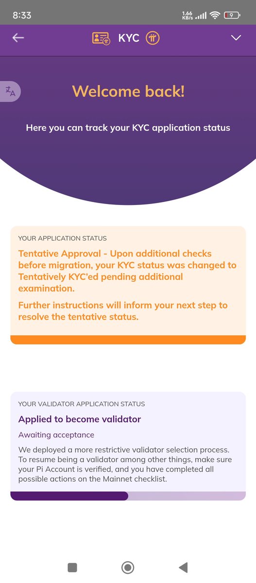 PiHelpCommunity's tweet photo. Hey, Guys Today My Tentative kyc successfully passed. 3 months ago passed pi kyc but suddenly it was tentative last 3 months. Now I'm following this article https://t.co/ONdP3fFuBO and now my kyc again successful passed Thanks.
#PiNetwork2024 #CryptoNews #pikyc #Blockchains https://t.co/yT0HTb90xt