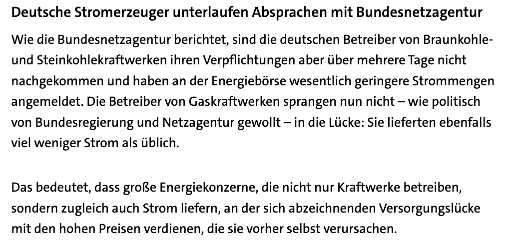 So treiben die großen Energiekonzerne die Strompreise in die Höhe.