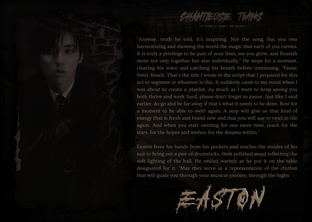 𝑻𝒉𝒆 𝑶𝐟𝐟𝐢𝐜𝐢𝐚𝐧𝐭, Easton ⋆.˚ tweet media
