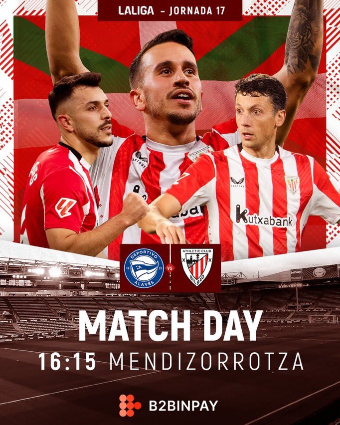 LaLigaExtra's tweet image. There will be 5 La Liga games played today:
🔴Atletico Madrid vs Getafe🔵
📍🏟️Riyadh Air Metropolitano
🔵Deportivo Alaves vs Athletic Club🔴
📍🏟️Estadio de Mendizorrotza
🔵Real Sociedad vs Las Palmas🟡
📍🏟️Reale Arena
🟡Villarreal vs Real Betis🟢
📍🏟️Estadio de la Ceramica…