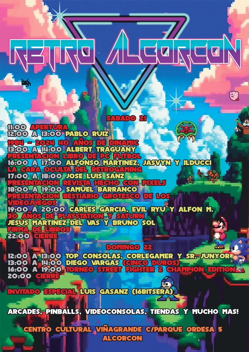 Pablo Ruiz Tejedor (@pablo_dinamic) on Twitter photo El evento Retro de esta navidades!!! Si estás por Madrid, no faltes el próximo sábado 21 de diciembre. A partir de las 12:00 horas estaremos de charla con nuestro amigo José Luis Sanz <a href="/jlsanzf/">José Luis Sanz</a> editor de <a href="/HechoconPixels/">Hecho con Pixels</a> y celebrar el 40º Aniversario Dinamic <a href="/MiFactoriaRetro/">Factoria Retro</a> El evento Retro de esta navidades!!! Si estás por Madrid, no faltes el próximo sábado 21 de diciembre. A partir de las 12:00 horas estaremos de charla con nuestro amigo José Luis Sanz <a href="/jlsanzf/">José Luis Sanz</a> editor de <a href="/HechoconPixels/">Hecho con Pixels</a> y celebrar el 40º Aniversario Dinamic <a href="/MiFactoriaRetro/">Factoria Retro</a>