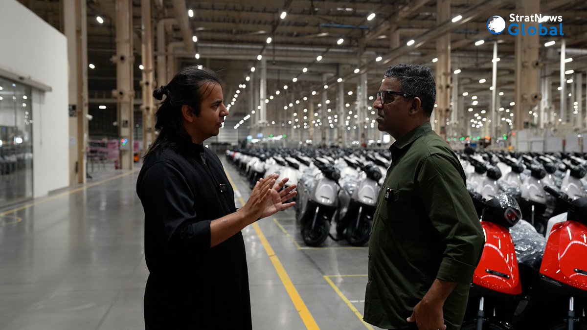 actionmediahere's tweet photo. ๐ Why does @OlaElectric call it the #FutureFactory?
Because this is the future! โก A place where innovation meets cutting-edge technology, redefining the way we think about EVs.
From producing the iconic Ola scooters ๐ต to the #OlaGigaFactory for Bharat-made cells โ this is HUGE. ๐
Credit for these stunning visuals goes to @StratNewsGlobal ๐
#OlaElectric #FutureFactory #EVRevolution #Innovation
@bhash
