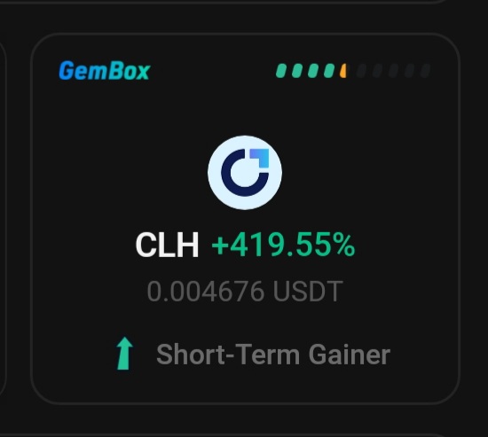 While the entire crypto market is in red, this beauty shines bright. 

GM ☕

Follow me for more gem calls.💎 

$CLH $BTC $ETH $SOL $XRP $XLM $SUI #crypto #bitcoin #gem #kucoin