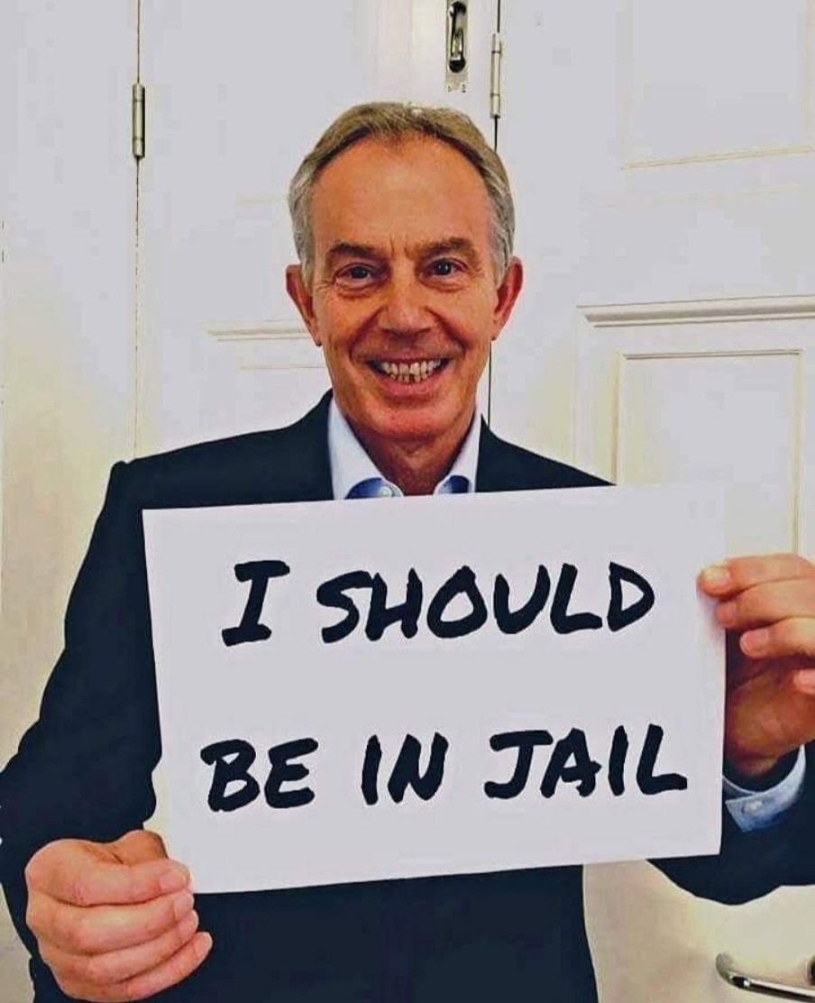 mikeerwydd1968's tweet photo. Well for once I totally agree with tony war criminal blair. 
Well said lord,sir,earl,Prince blair... https://t.co/VPRJidgpex