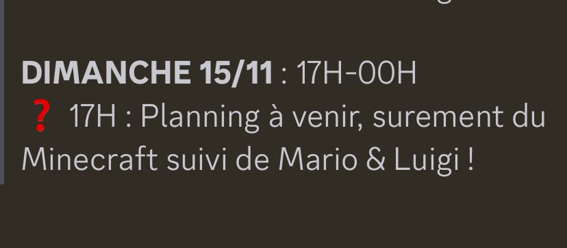 ActuGuill's tweet photo. 🚨FLASH | Voici le planning du jour, même si, un petit conseil, ne vous y fiez pas trop ! 

👉 Il y aura certainement le LG du dimanche soir. https://t.co/kaVAxOOMcM