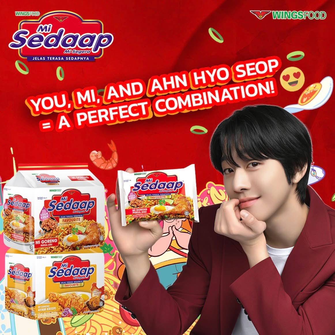 ahnhyoseop_PH's tweet photo. K-Sarap, K-Anghang!

Try Mi Sedaap’s Korean Spicy Chicken flavor and get both the anghang and kilig feels! 🥰

https://t.co/LsT8FeShYT

#MiSedaapPhilippines #안효섭 #AhnHyoSeop #MiSedaap https://t.co/pFSpLePKp8
