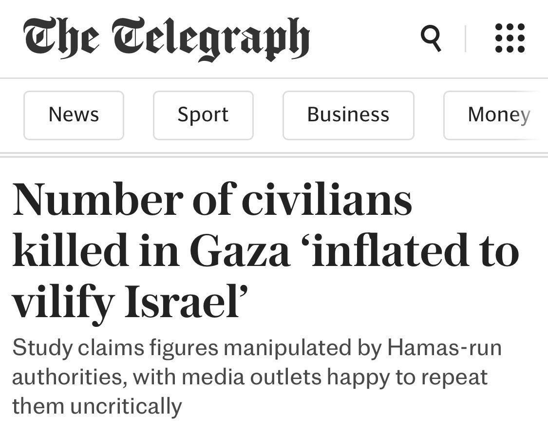 britische &amp; amerikanische Medien berichten, dass die Palästinenser in Gaza bzgl. Opferzahlen des selbst verursachten Krieges gelogen und betrogen haben.
Das überrascht natürlich Null.
Wer dem „Gesundheitsministerium“ einer international anerkannten paläst. Terrororganisation
