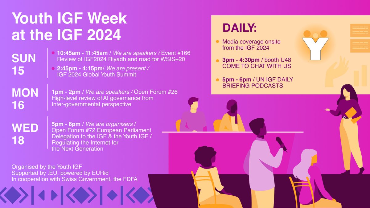 Youth IGF: youth voice on digital world + 35ctry tweet media