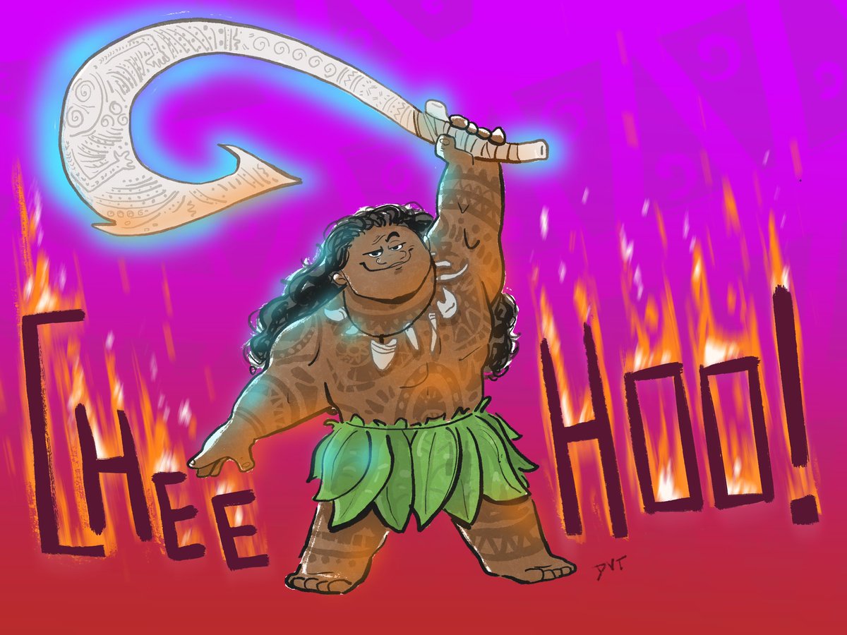 davidvantuyle's tweet image. Chee Hoo! This was such a fun song to get to work on. “Your Welcome” from Moana 1 has always been such a huge inspiration for me and getting to do a love letter and build upon that was a dream come true ❤️