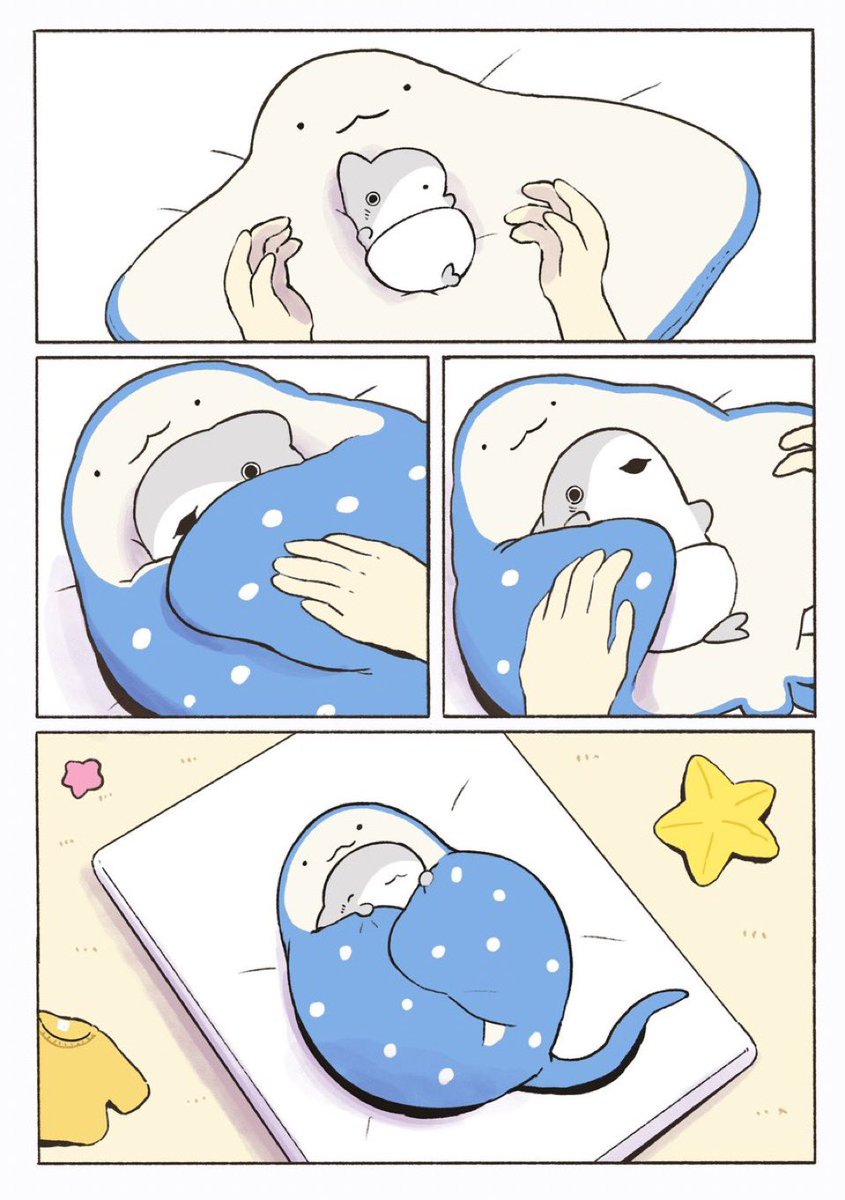 Penguinbox1's tweet image. エイのおくるみ