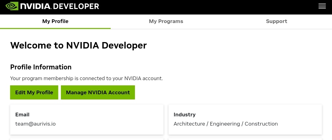We are excited to announce #Aurivis have been applied for <a href="/nvidia/">NVIDIA</a> Developer program.

This collaboration gives us access to over 150 SDKs and a treasure trove of GPU Optimized software for AI, ML, and High-Performance Computing.

Stay tuned for groundbreaking developments!

#Node