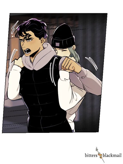 The latest chapter of #bittersandblackmail is up! Hope you like it ~ taking a little break but will start updating again in February! 
