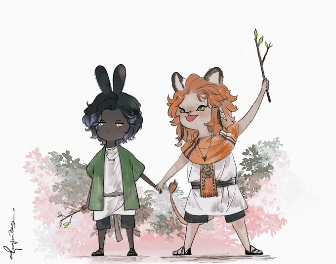 소꿉친구라는건 정말 좋구나 #FF14 