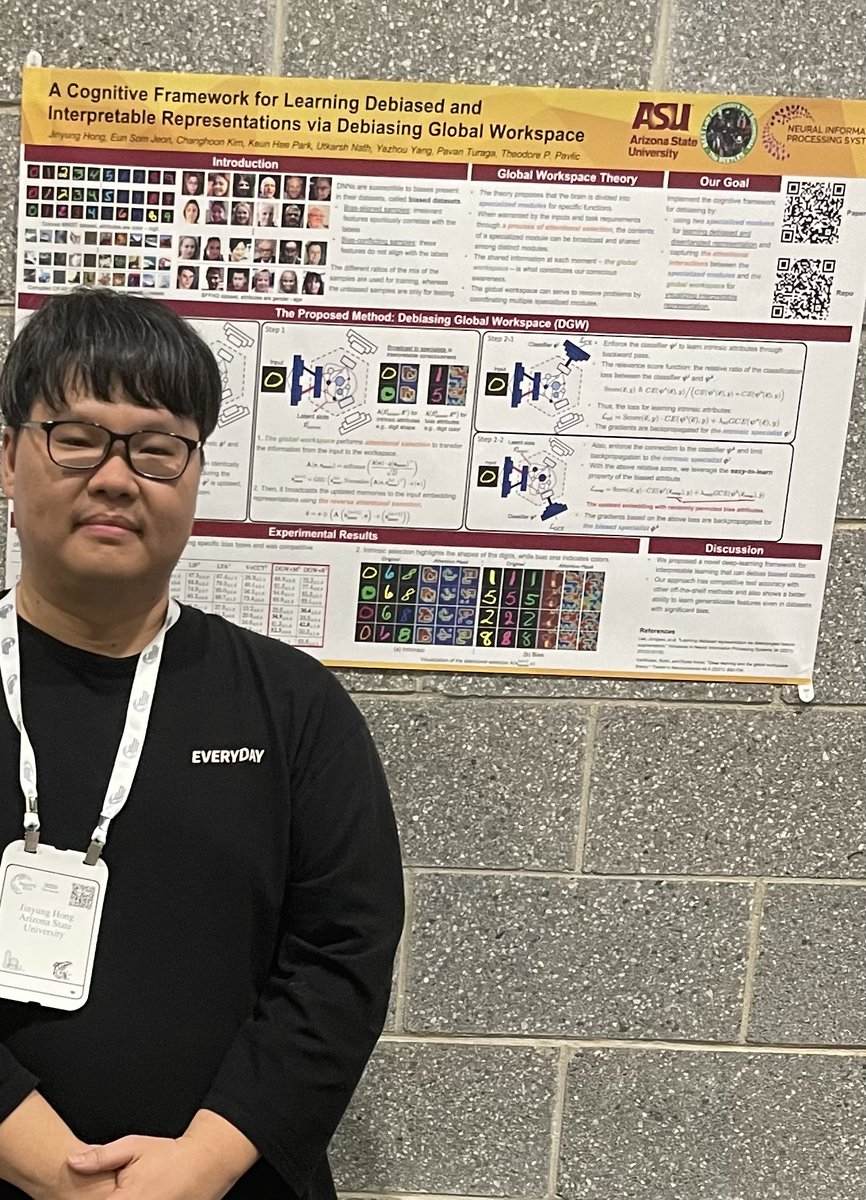 jinyungHong's tweet photo. I sincerely appreciate all the audience stopping by and showing massive interest in my poster.
What a great day! #NeurIPS2024 https://t.co/sMYI0MyTRT