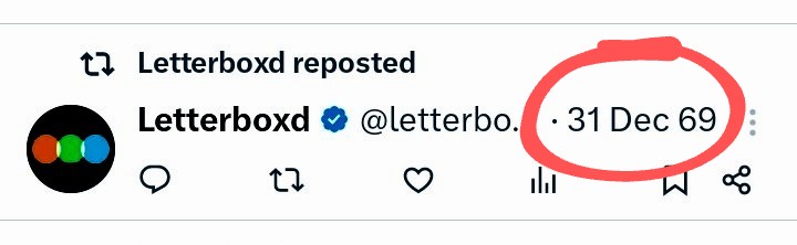 TheTamarDick's tweet image. 🔎Anyone else notice this freaky-Friday the 13th mystery?

Last night, this date anomaly appeared on multiple posts—but only on tweets with media (that was only displayed upon clicking on these tweets directly).
#FridayThe13th #DateStamp

Another &quot;31 Dec 69&quot; date stamp below...⤵️