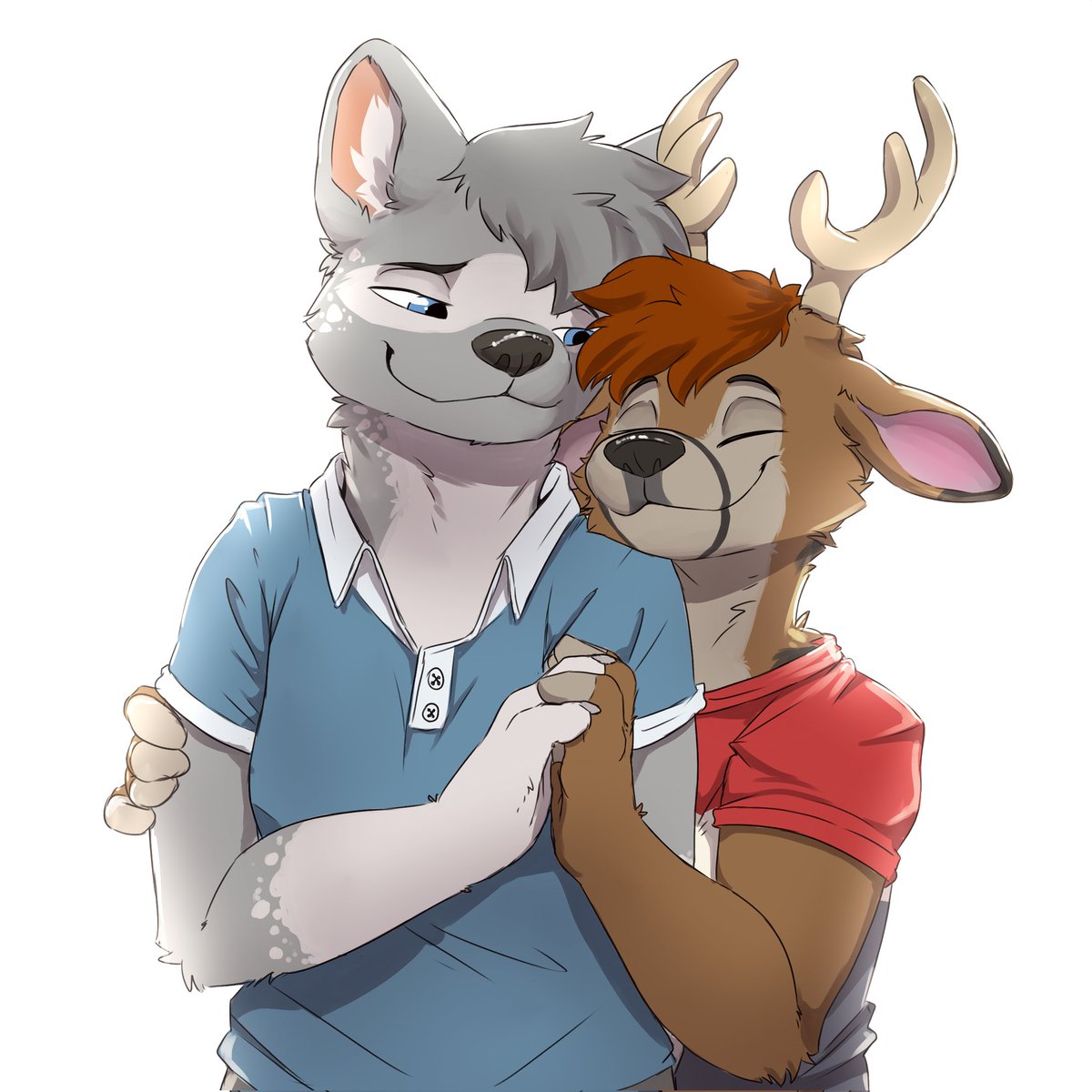 Muchas gracias <a href="/Lou_Art_93/">LouArt🇭🇳</a> por un gran regalo de aniversario con mi lobito <a href="/Jez_Ferret/">Jez</a>