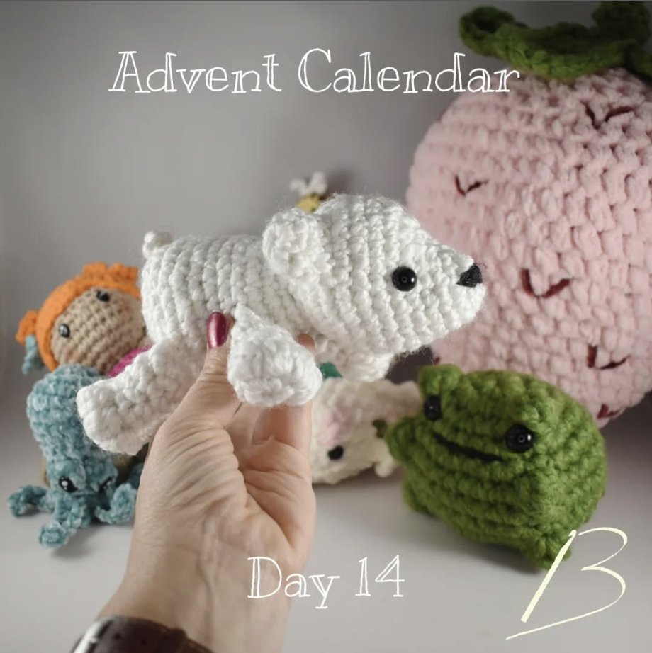 Belengeuve's tweet photo. Advent Calendar by @allfromjade #jadesadventcalendar

Day 14: Pedro the Sleepy Polar Bear by @emscosycreatures

#belio #beliocrochet #amigurumi #crochet #ganchillo #polarbear #osopolar https://t.co/K4UFCN7jNT