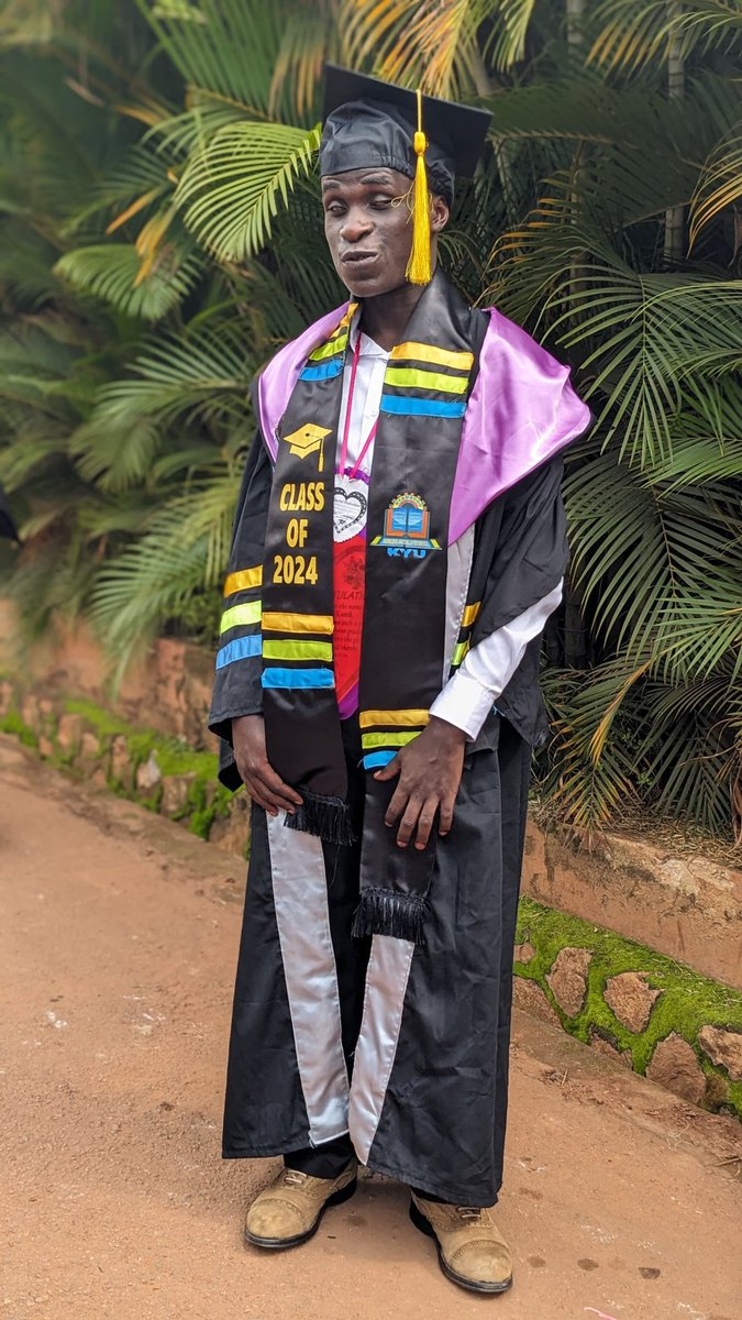 Congratulations to you, Tumuhaise Ivan, on your well-deserved graduation with a Bachelor’s degree in Guidance and Counseling from <a href="/kyambogou/">KYAMBOGO UNIVERSITY</a> Ivan, is visually impaired, serves as the Head of the PDW Counseling Department and is a Co-founder of the Consortium for Counseling Uganda