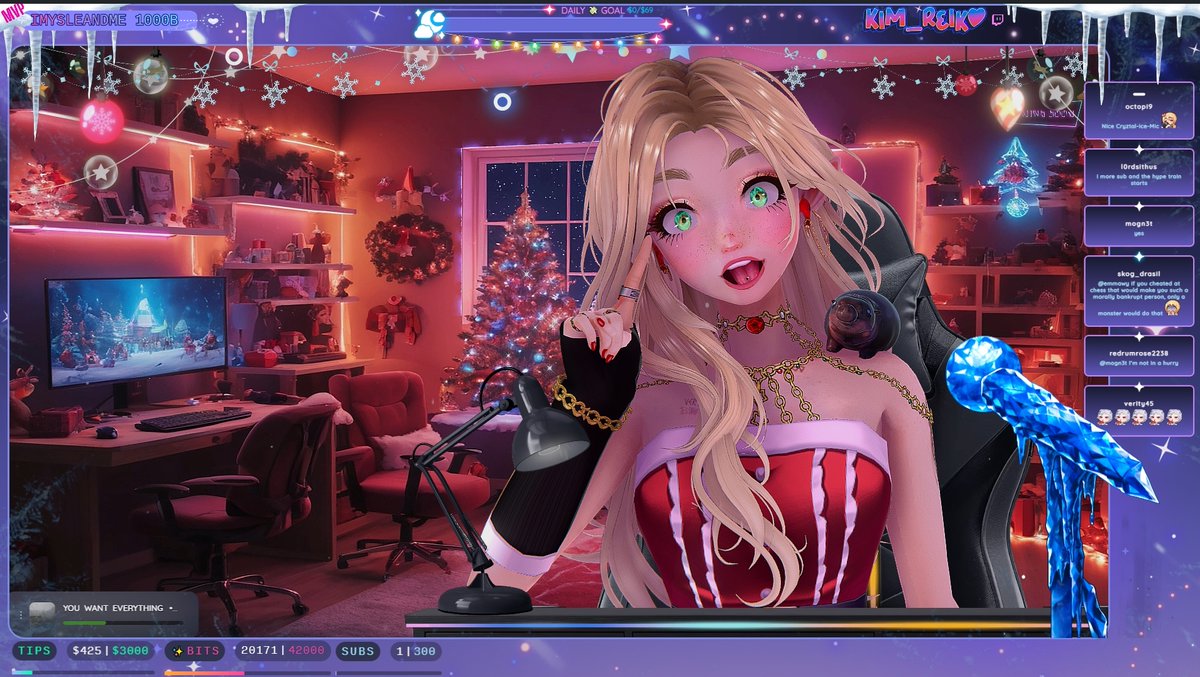 inblackheels's tweet image. 🎄🔪 It’s here! The 3rd Annual Gnomestead Advent Event began TONIGHT! 🎁✨

Monbankiao is dead (or is he?! 👀) and it’s up to YOU to solve the mystery &amp;amp; track down Omaniabonk! 🕵️‍♀️🔮

Join the chaos— twitch.tv/kim_reiko💀 #TwitchStreamer #AdventEvent #Vtuber #EnVtuber