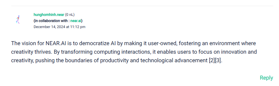 NavyHa15's tweet photo. AI is here to stay. And I started learning how play net positive game with it at  @LearnNear https://t.co/vdDyHJUhUD