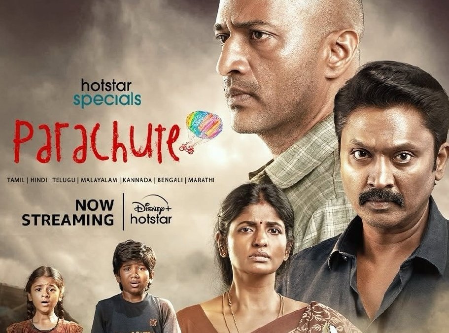 #Parachute (Tamil Miniseries) - Good Casting, Making, &amp; Screenplay. Liked the core idea of how a father's behavior towards his son is responsible for the entire chaos! Though just 2 &amp; half hrs runtime, it was a good decision to make it as a series rather than a film! Nice Binge