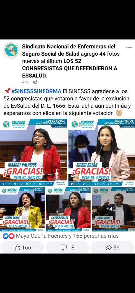 NellyIrene00022's tweet photo. Gracias para evitar la extincion de Essalud. Apoyando la autonomia somos profesionales y sabemos que desde el gobierno de Fujimori quiere desaparecer el seguro social del Peru. Solo por intereses propios. https://t.co/lfuhBb727J
