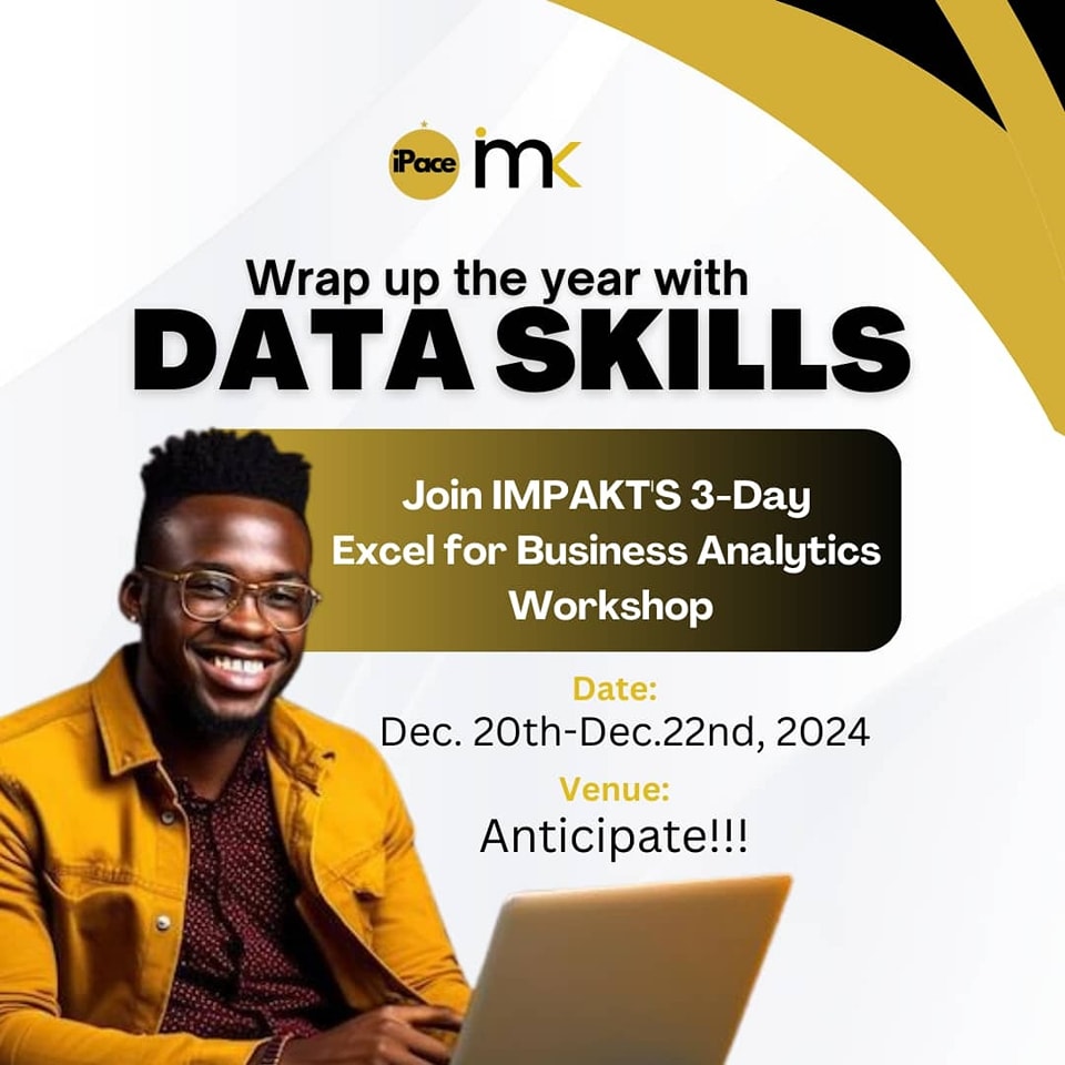 ipace2024's tweet photo. It's time to transform your data into insights! Learn how to harness the power of Excel to drive business success and help brands optimize their operations. Join our FREE 3-day workshop and start making data-driven decisions.
Register On: https://t.co/yEzDxdk10B
Access: FREE https://t.co/HgpE3T3nqd