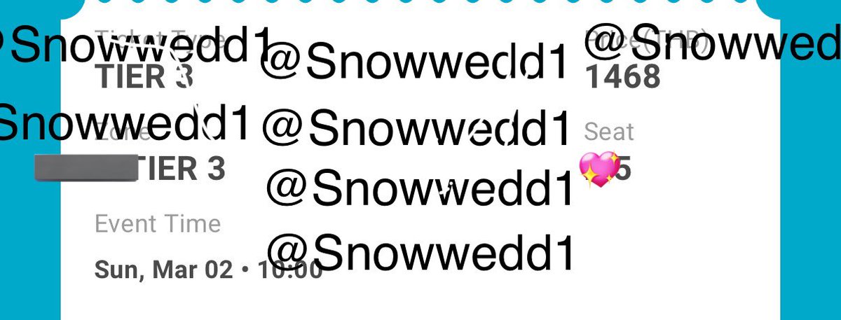 Snowwedd1's tweet photo. ขายบัตรวันที่ 2 Mar tier 3 2 ใบติดค่ะ
เราได้โซนที่อยากได้แล้ว
ขายอัพเกือบเท่าราคาที่เราซื้อบัตรมาต่อนะคะ
นัดรับหน้างานได้ แต่ห้ามเท 

#MastersBangkok2025 https://t.co/inWJKiu6KS