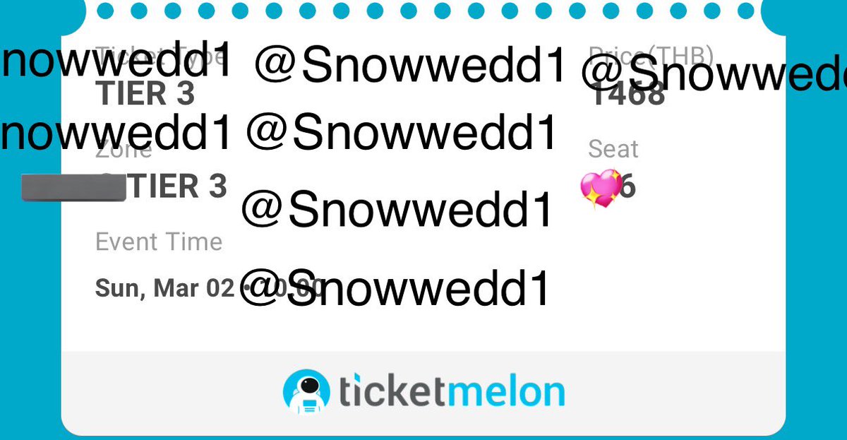Snowwedd1's tweet photo. ขายบัตรวันที่ 2 Mar tier 3 2 ใบติดค่ะ
เราได้โซนที่อยากได้แล้ว
ขายอัพเกือบเท่าราคาที่เราซื้อบัตรมาต่อนะคะ
นัดรับหน้างานได้ แต่ห้ามเท 

#MastersBangkok2025 https://t.co/inWJKiu6KS