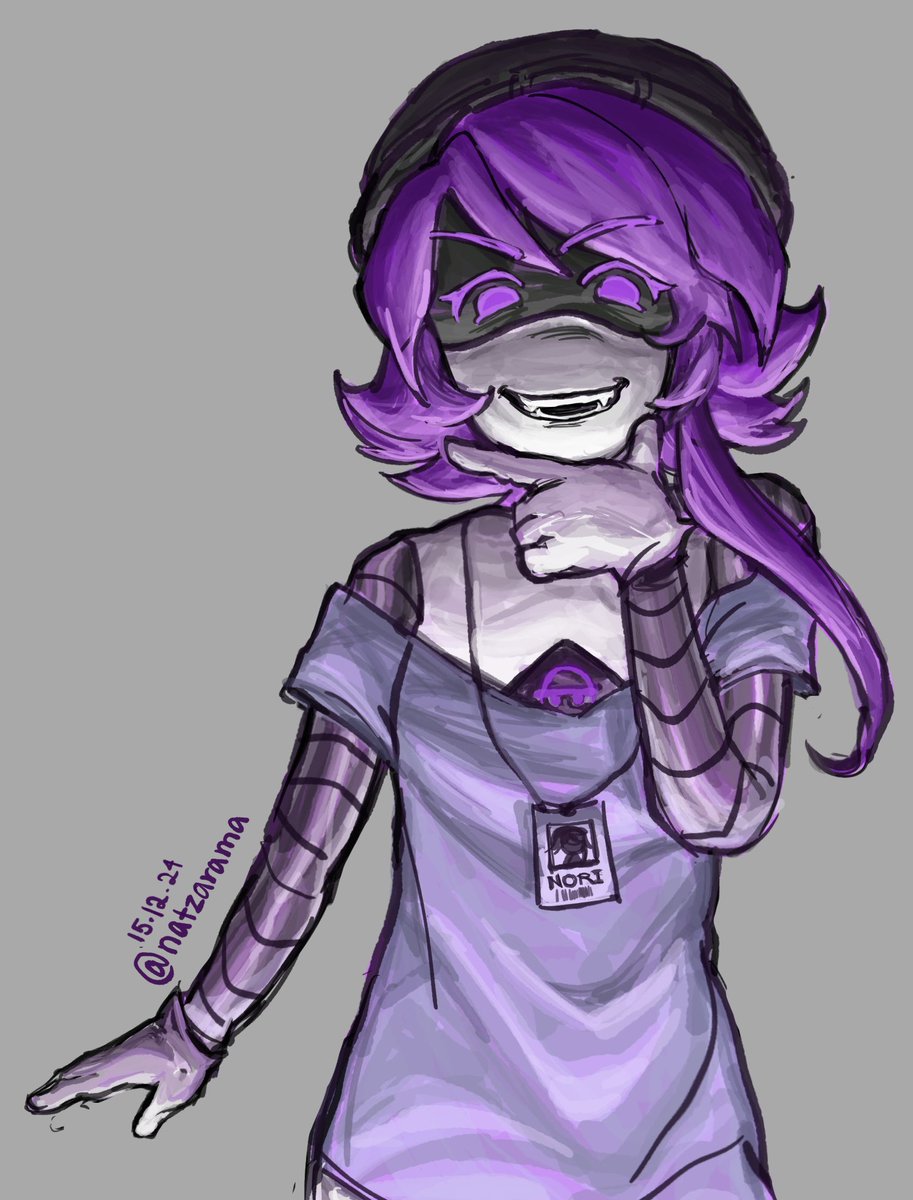 Nori👾 This was a drawing decided by the poll I made, ask and yall