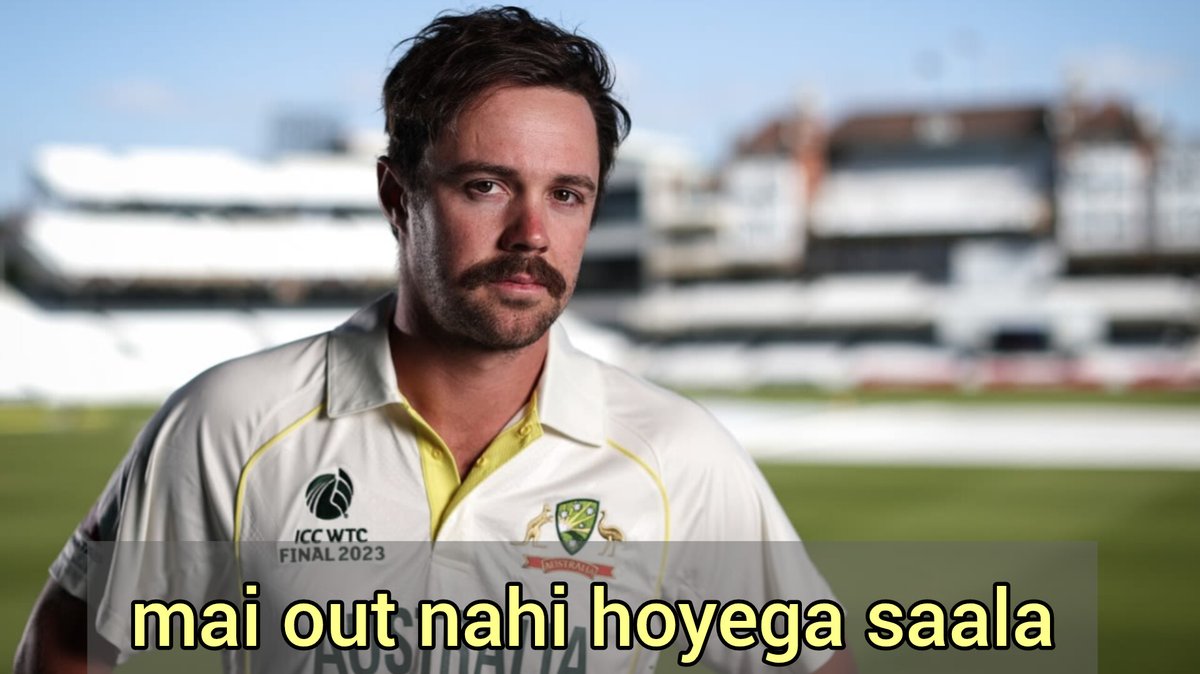 "Head", Main out nhi hoga sala.

#Pushpa2TheRule #INDvsAUS