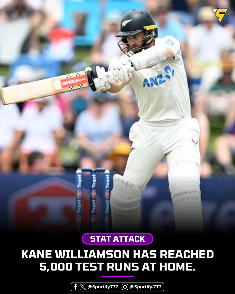 Sportify777's tweet image. When Kane Williamson reached 15 runs today vs England in Hamilton on the 2nd Day, he reached another Milestone (5,000) Test Runs in New Zealand 🇳🇿🏴󠁧󠁢󠁥󠁮󠁧󠁿🏏 

#NZvENG #StatAttack #Sportify