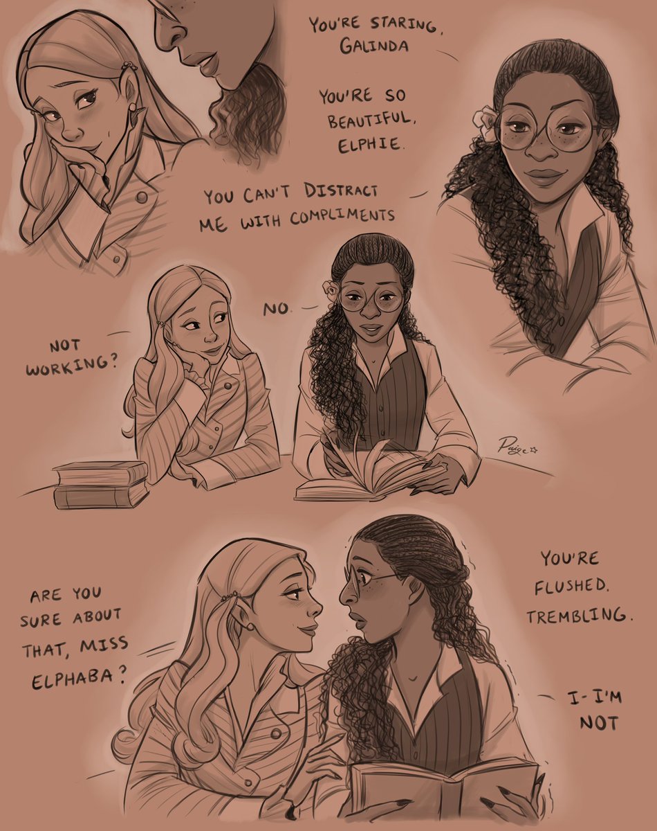 Paiges_of_Art's tweet image. easily distracted #gelphie
#wicked #wickedfanart