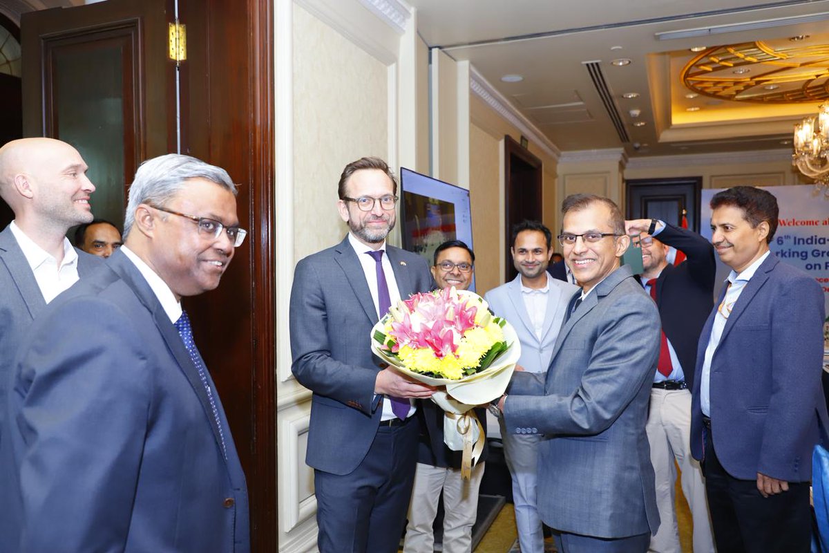 MinOfPower's tweet photo. The Sixth Meeting of the India-Denmark Joint Working Group on Power, co-chaired by Mr.Srikant Nagulapalli, Additional Secretary, Ministry of Power, Govt. of India and Mr.Ulrik Eversbusch, Director, Danish Energy Agency, Denmark,  held on 10th December, 2024 in New Delhi. https://t.co/07XbX9HWM8