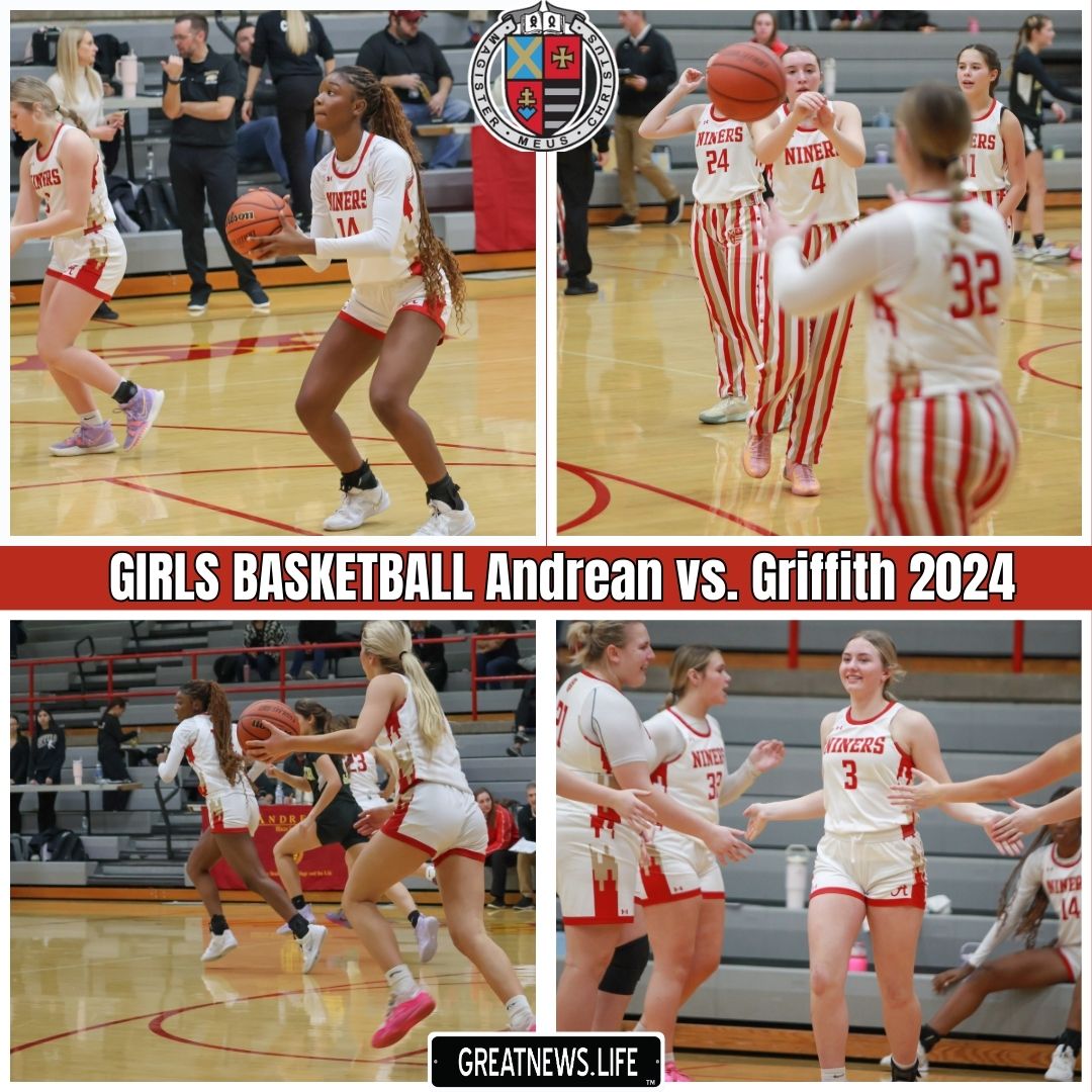 <a href="/AndreanHigh/">Andrean High School</a> girls basketball team played an awesome game against Griffith High School tonight! They won 51-15. Way to go, girls! 🏀⭐ <a href="/andrean59ers/">Andrean 59ers</a>, <a href="/Andrean59erGBB/">Andrean Girl's Hoops</a> 

Check out all of the action here: nwi.life/photo/girls-ba…
