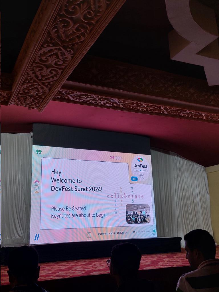 MultaniSharukh's tweet image. Attending DevFest Surat organized by the Google Developer Group
#DevFestSurat24 #GDGSurat