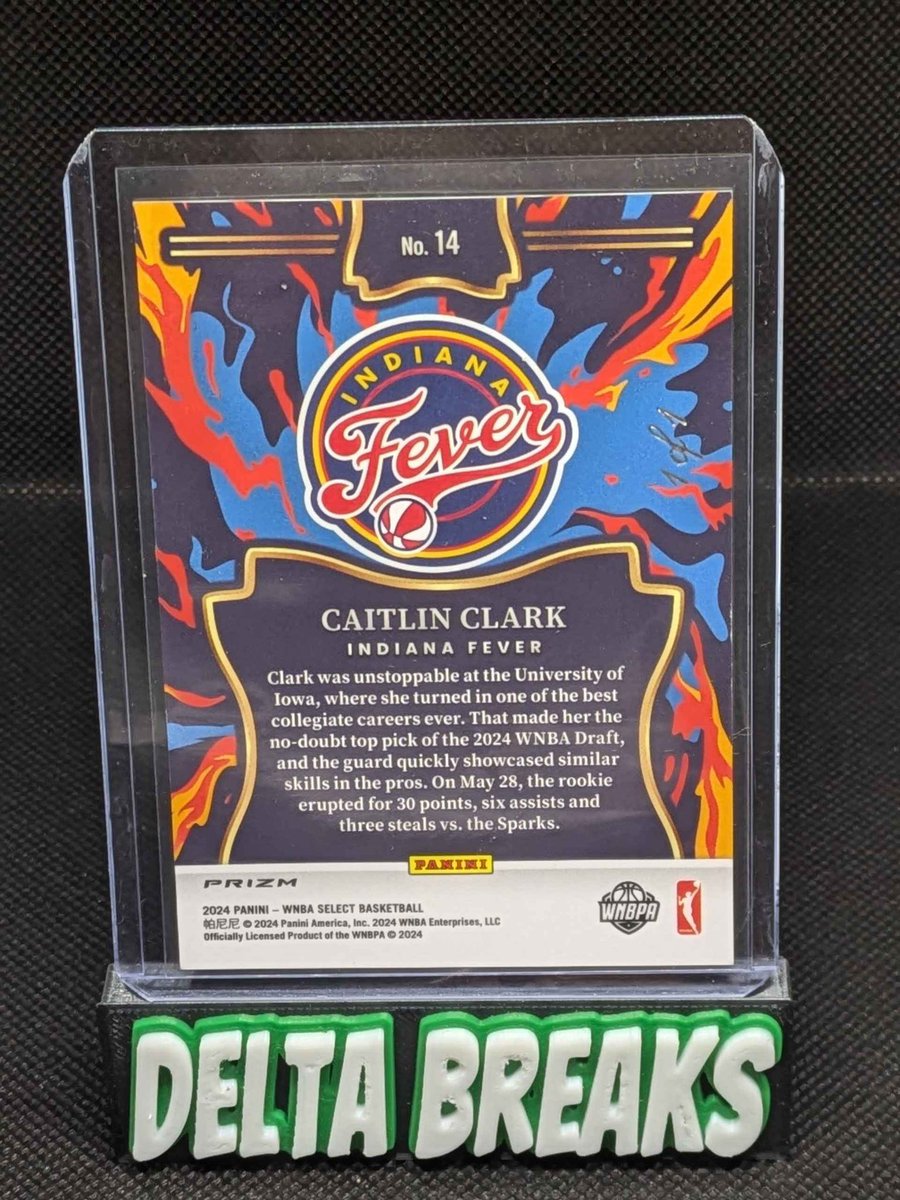 Video coming… <a href="/DeltaBreaks_/">Delta Breaks</a> just hit the <a href="/PaniniAmerica/">Panini America</a> Select Caitlin Clark En Fuego 1/1 Gold Vinyl… from a $45 hobby blaster. Congrats to the new owner!